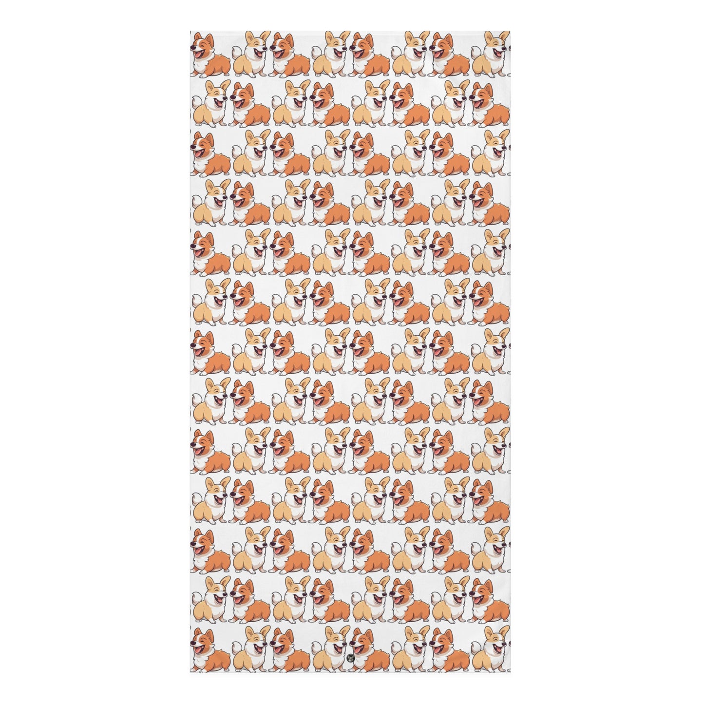 Corgi Couple Mosaic - Bath Towel