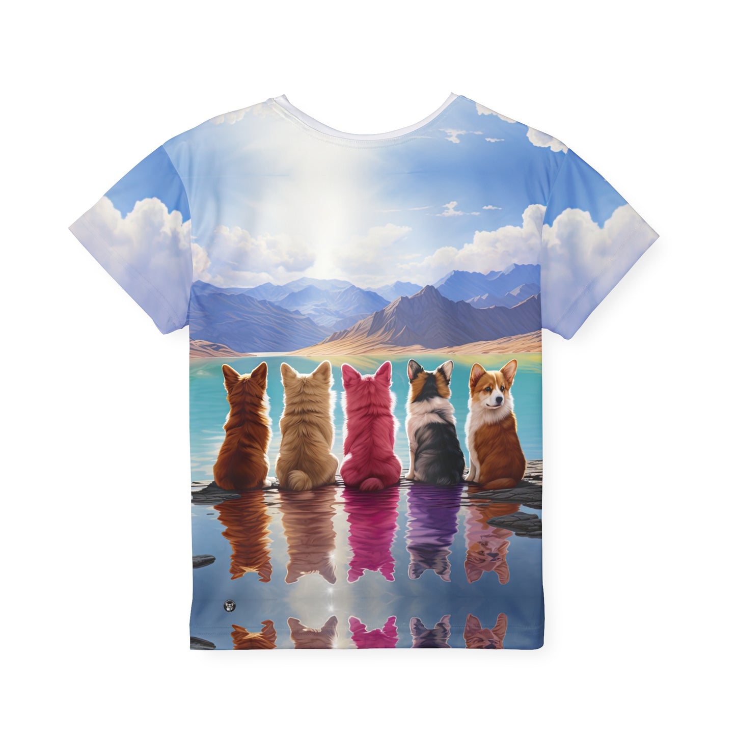Corgi Lake Kid's Sports Tee