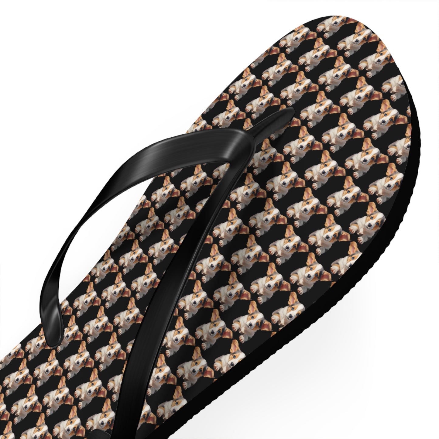 Puppy Love Mosaic Flip-Flops