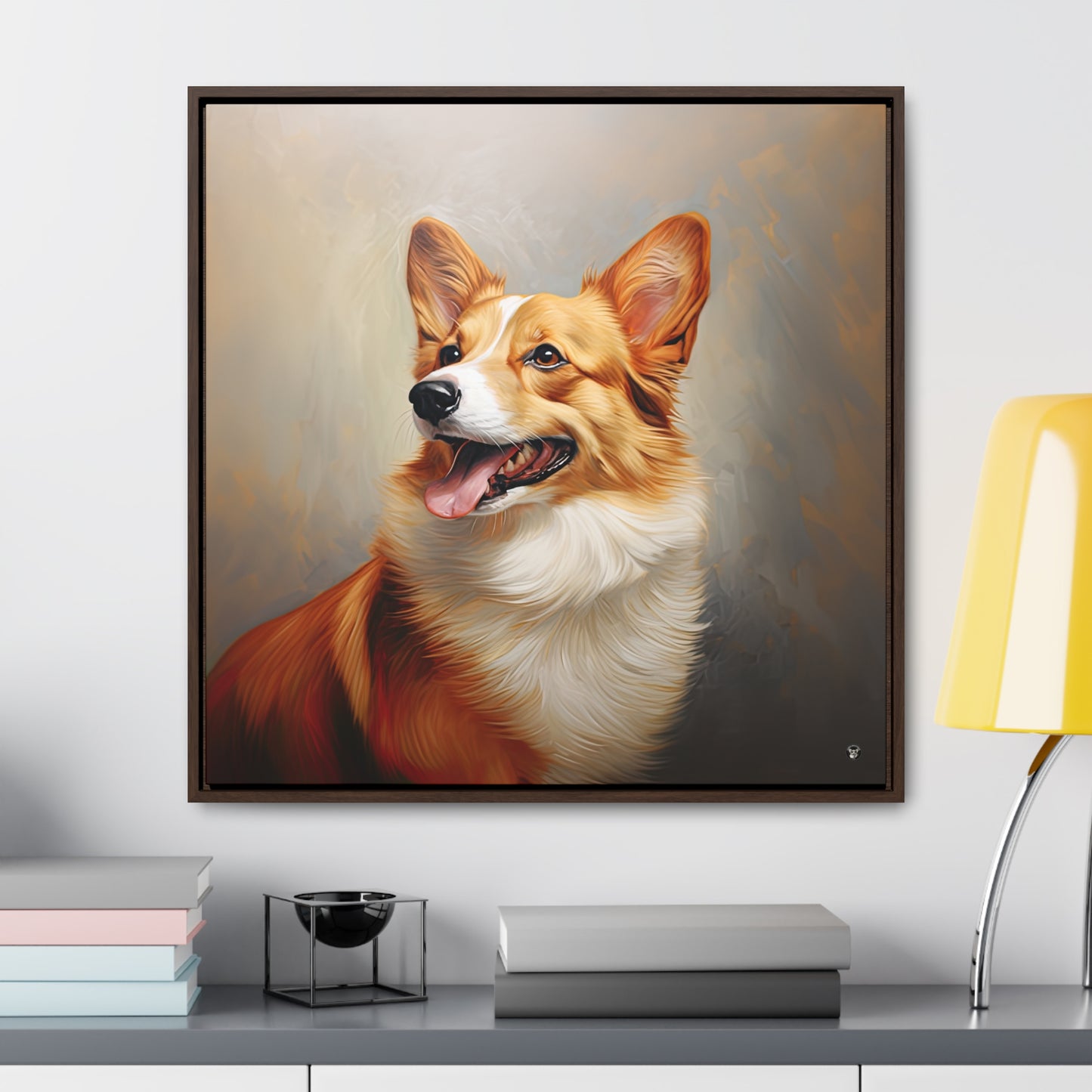 Pembroke Portrait - Framed on Canvas