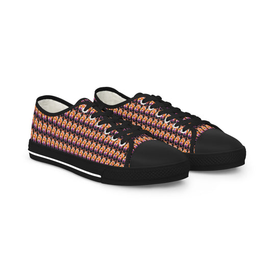 Corgi Butt Mosaic - Men's Low Top Sneakers