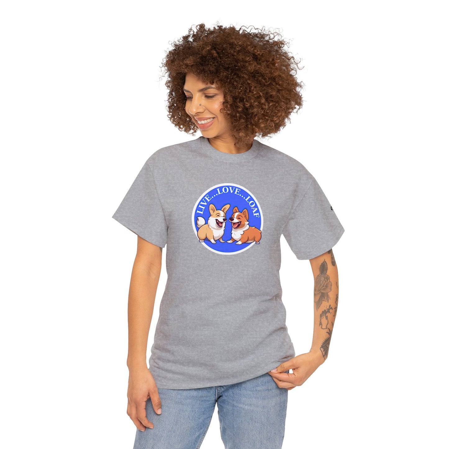 Live...Love...Loaf - Unisex Heavy Cotton Tee
