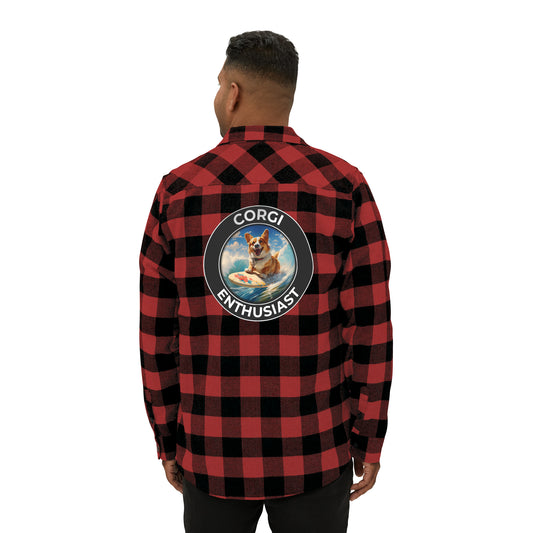 Corgi Enthusiast - Flannel Shirt