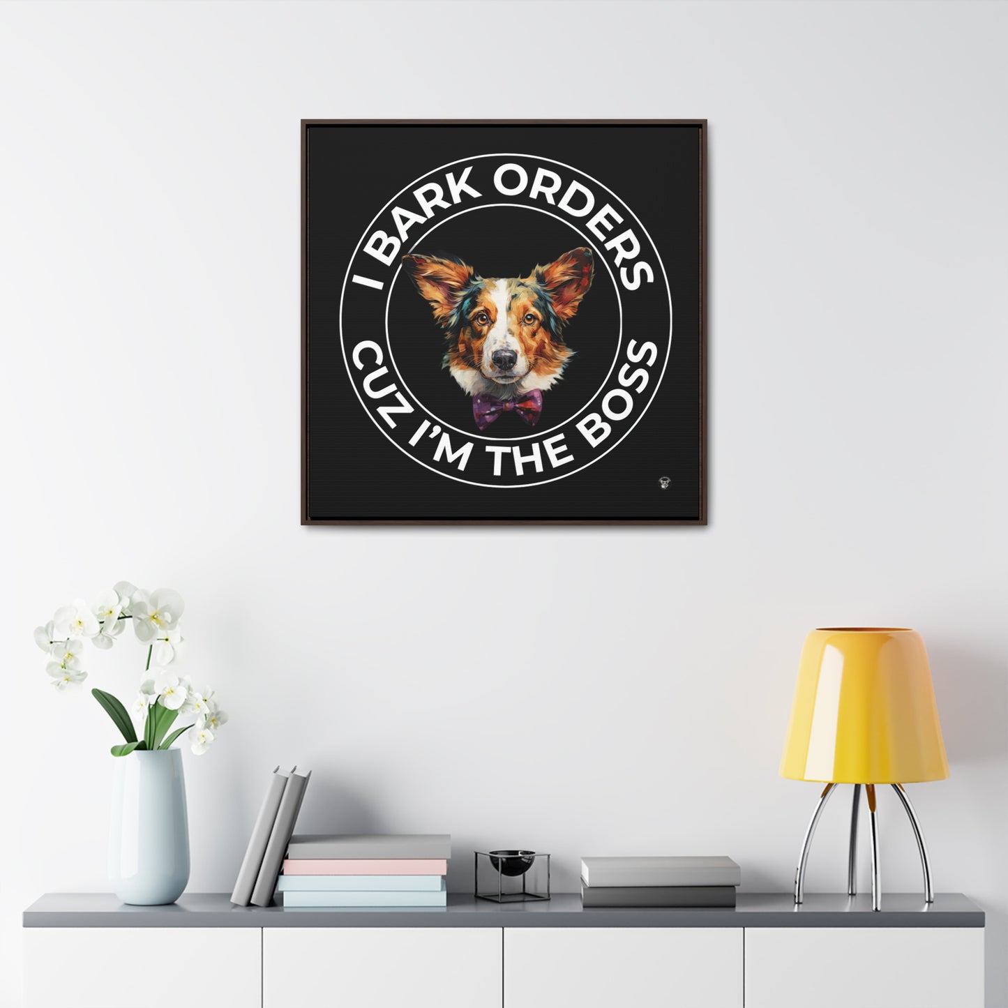The Boss - Framed on Canvas