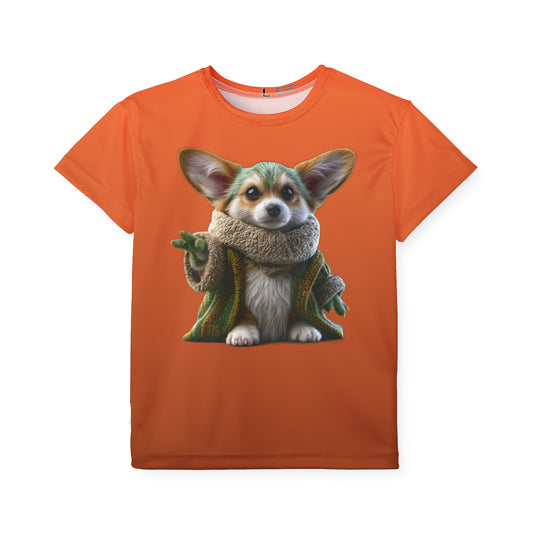 Grogu the Corgi Kid's Sports Tee