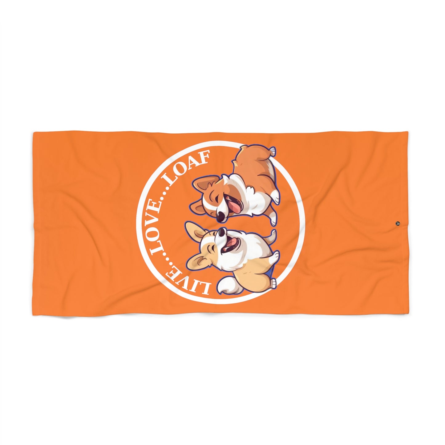 Live...Love...Loaf - Beach Towel