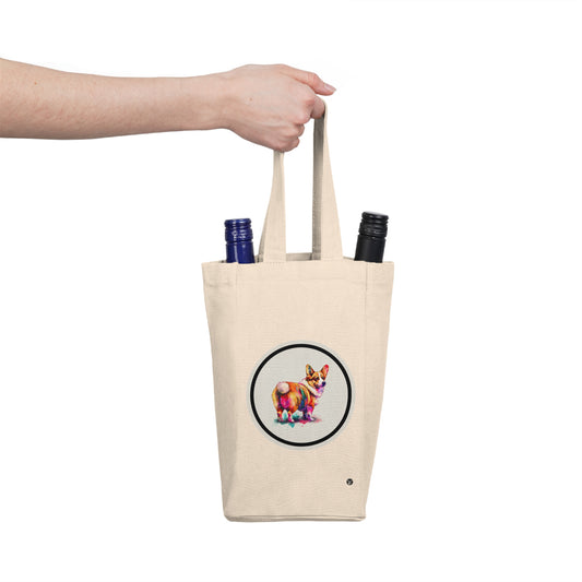 The Observer - Double Wine Bottle Tote Bag