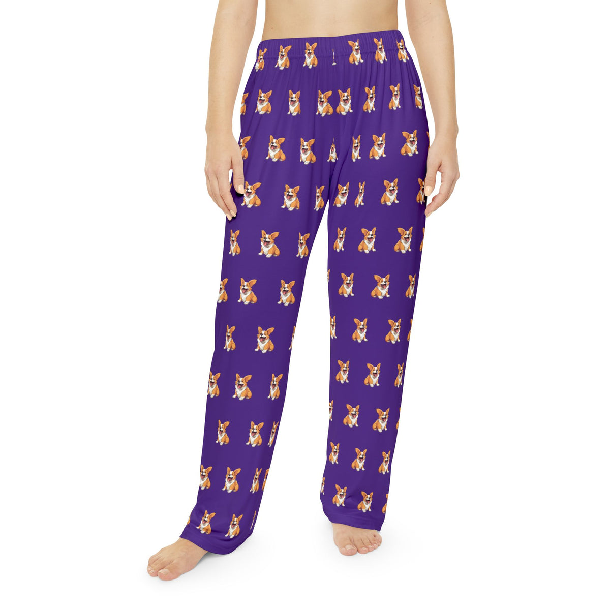 Jolly Jiggling Animated Corgi Women's Lounge Pants