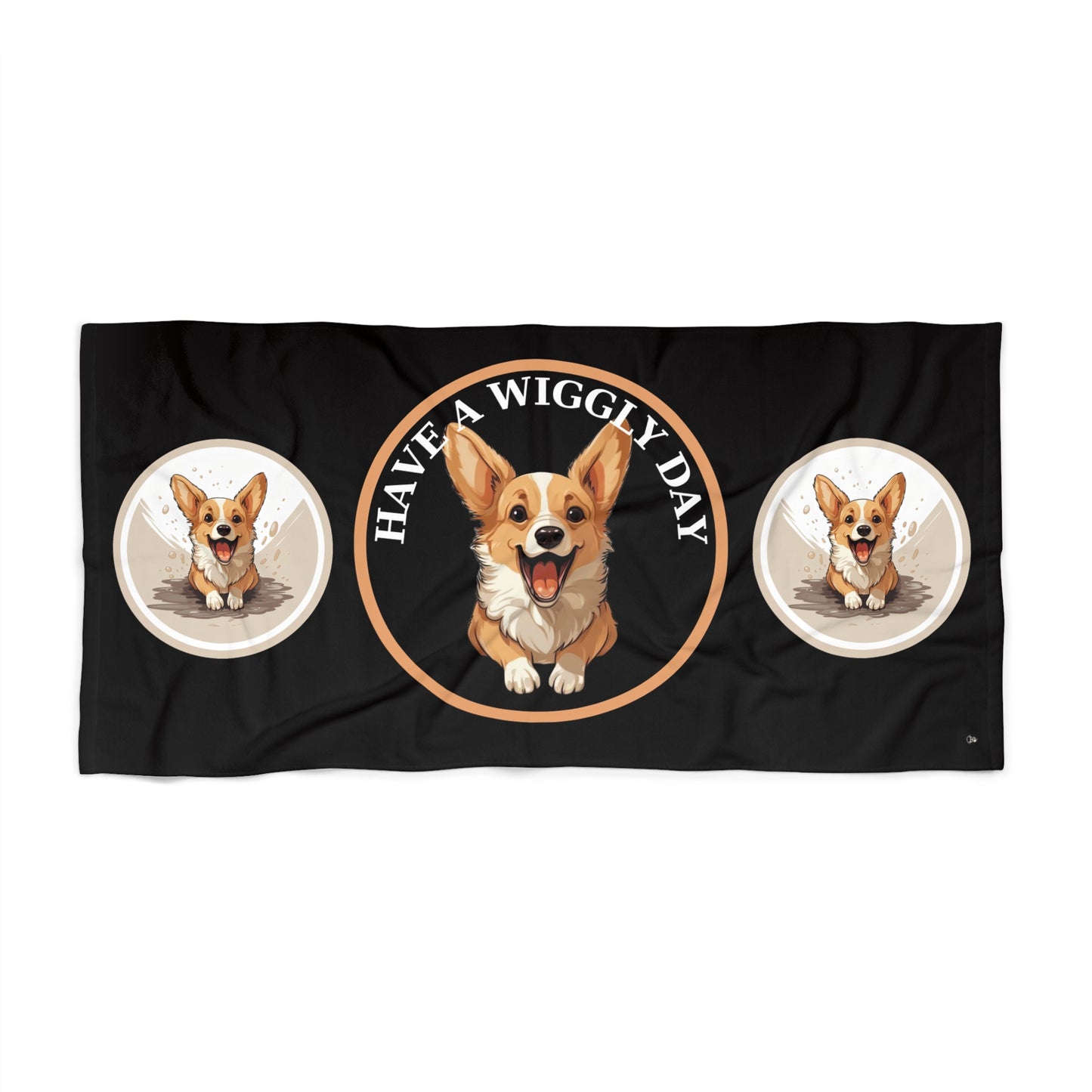 Have a Wiggly Day Beach Towel