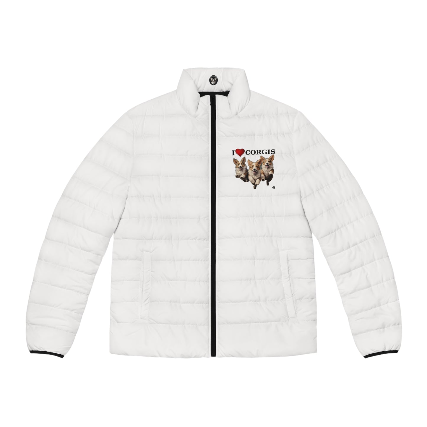 I Heart Corgis Puffer Jacket
