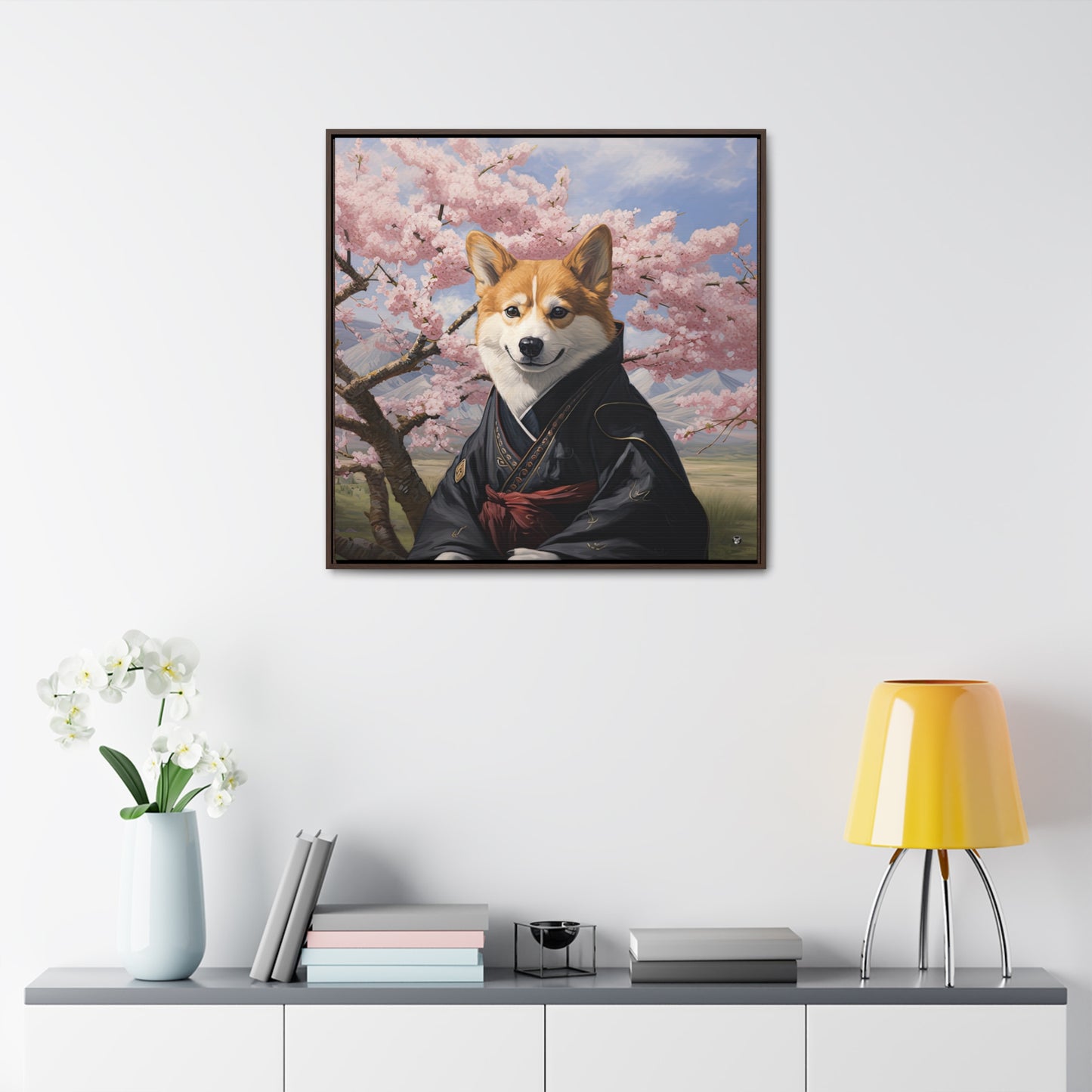 Zendog - Framed on Canvas
