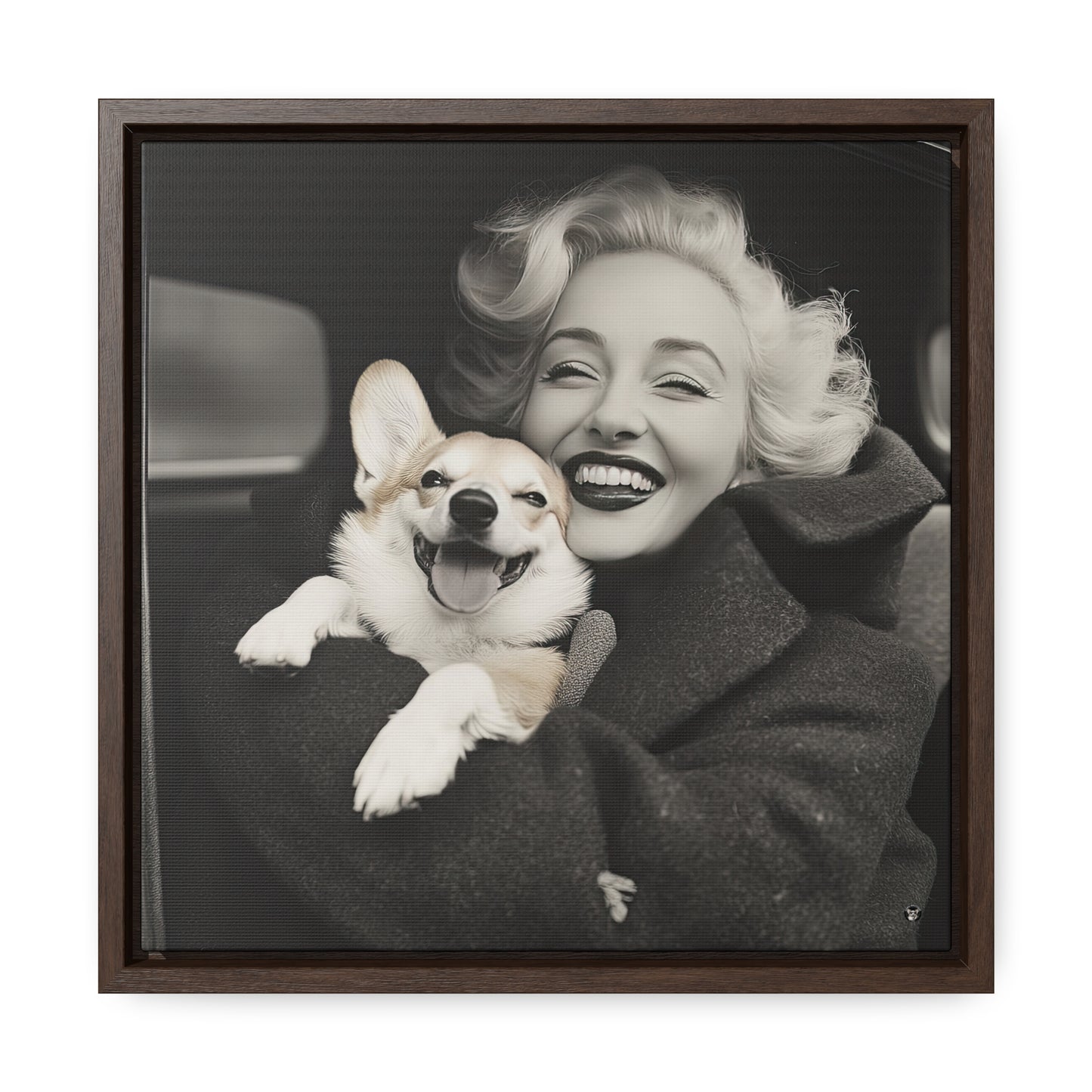 Marilyn's Bestie - Framed on Canvas