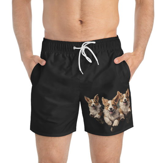 Corgi Enthusiasm - Swim Trunks