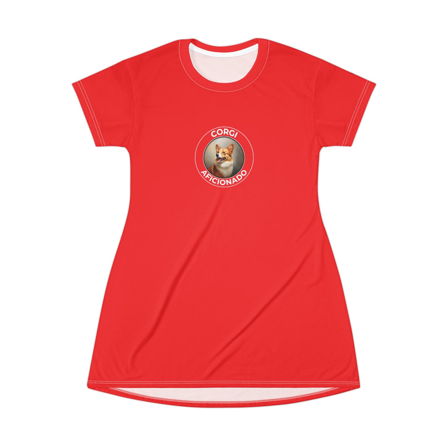 Corgi Aficionado - T-Shirt Dress