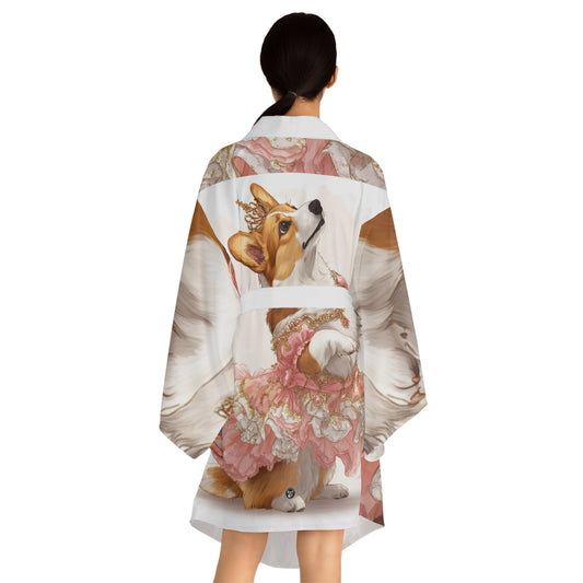 Princess Corgi Kimono Robe