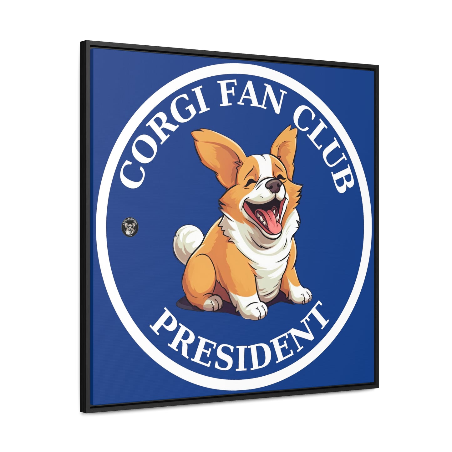 Fan Club President - Framed on Canvas