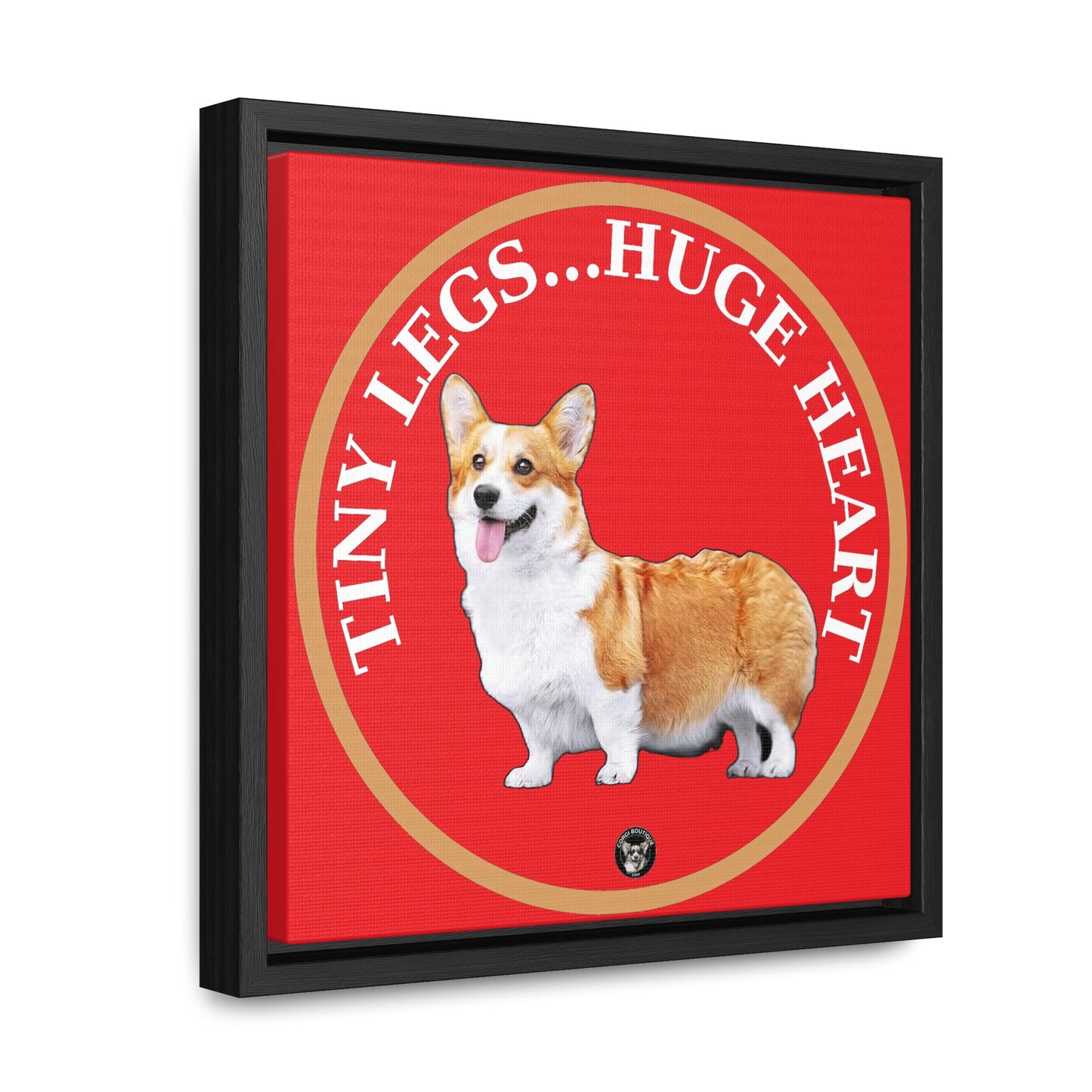 Tiny Legs...Huge Heart - Framed on Canvas
