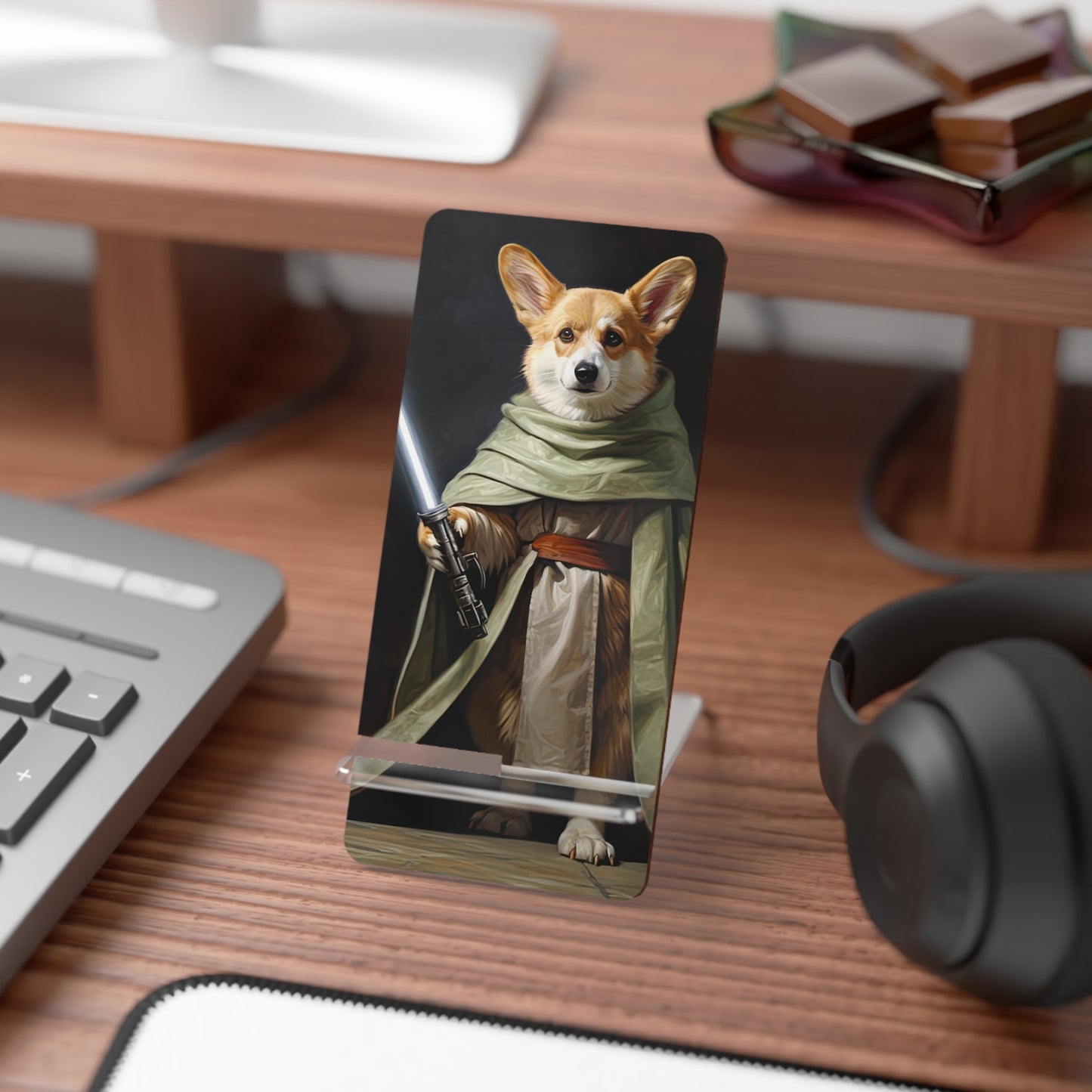 Jedi Corgi - Phone Stand