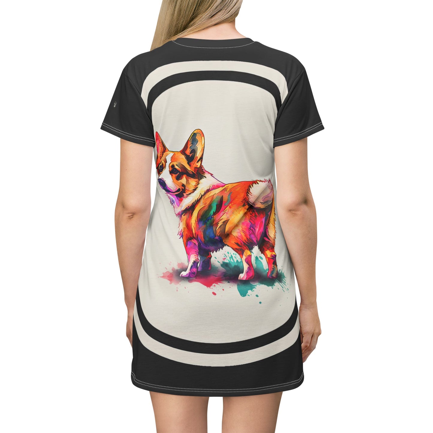 Corgi Observer T-Dress