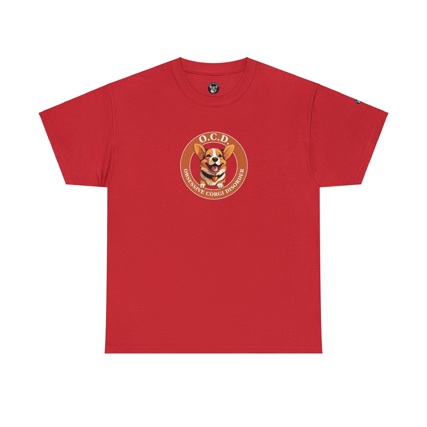 O.C.D. Obsessive Corgi Disorder - Unisex Heavy Cotton Tee