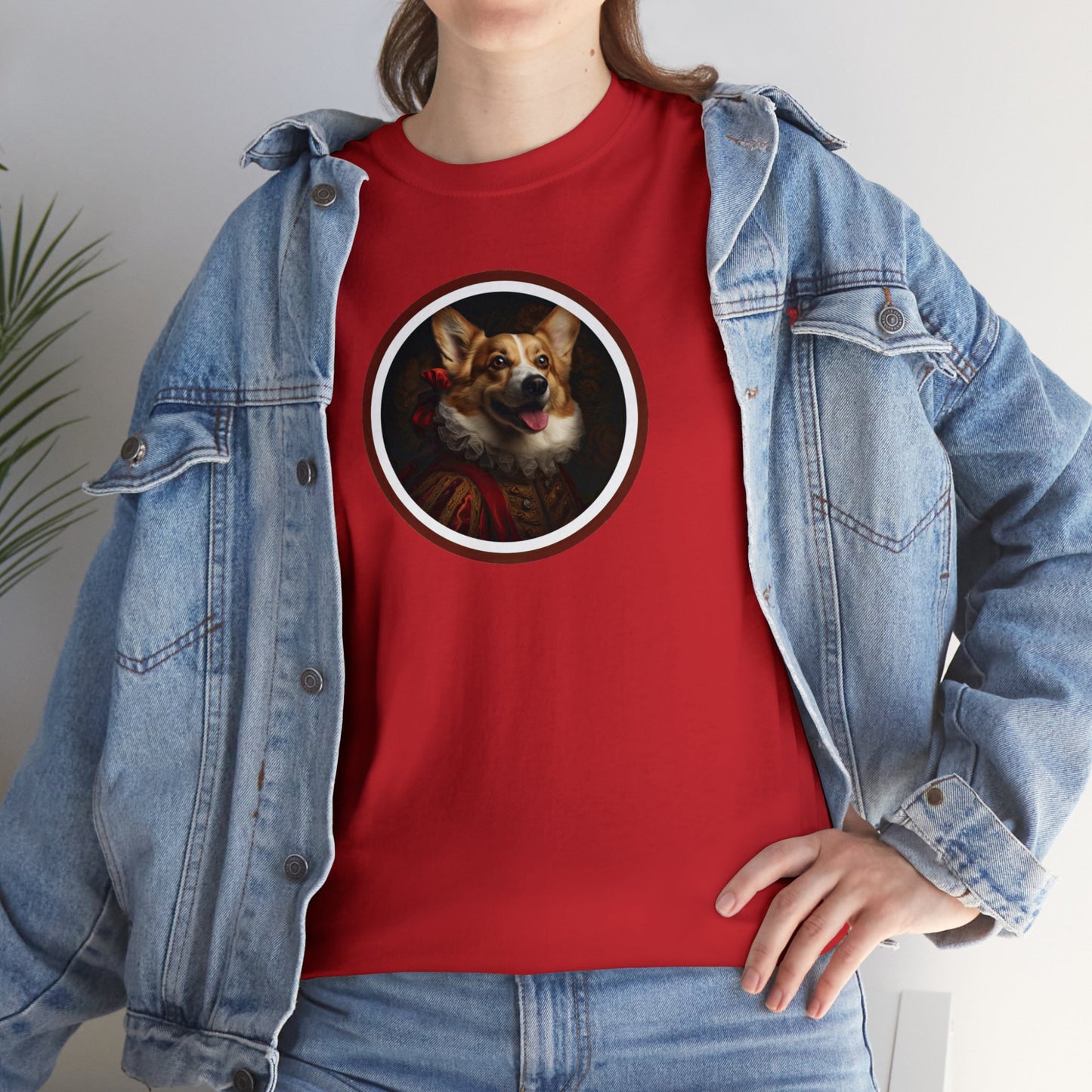 Renaissance Corgi - Unisex Heavy Cotton Tee