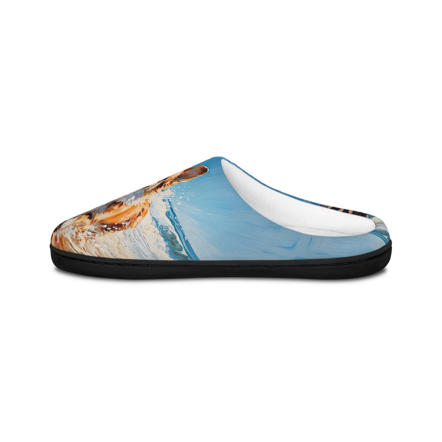 Coastal Corgi Men's Slippers