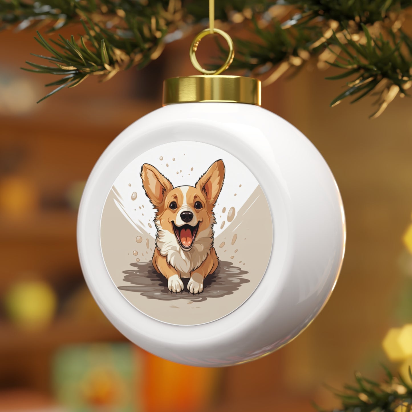 Corgi Cuteness - Christmas Tree Ball