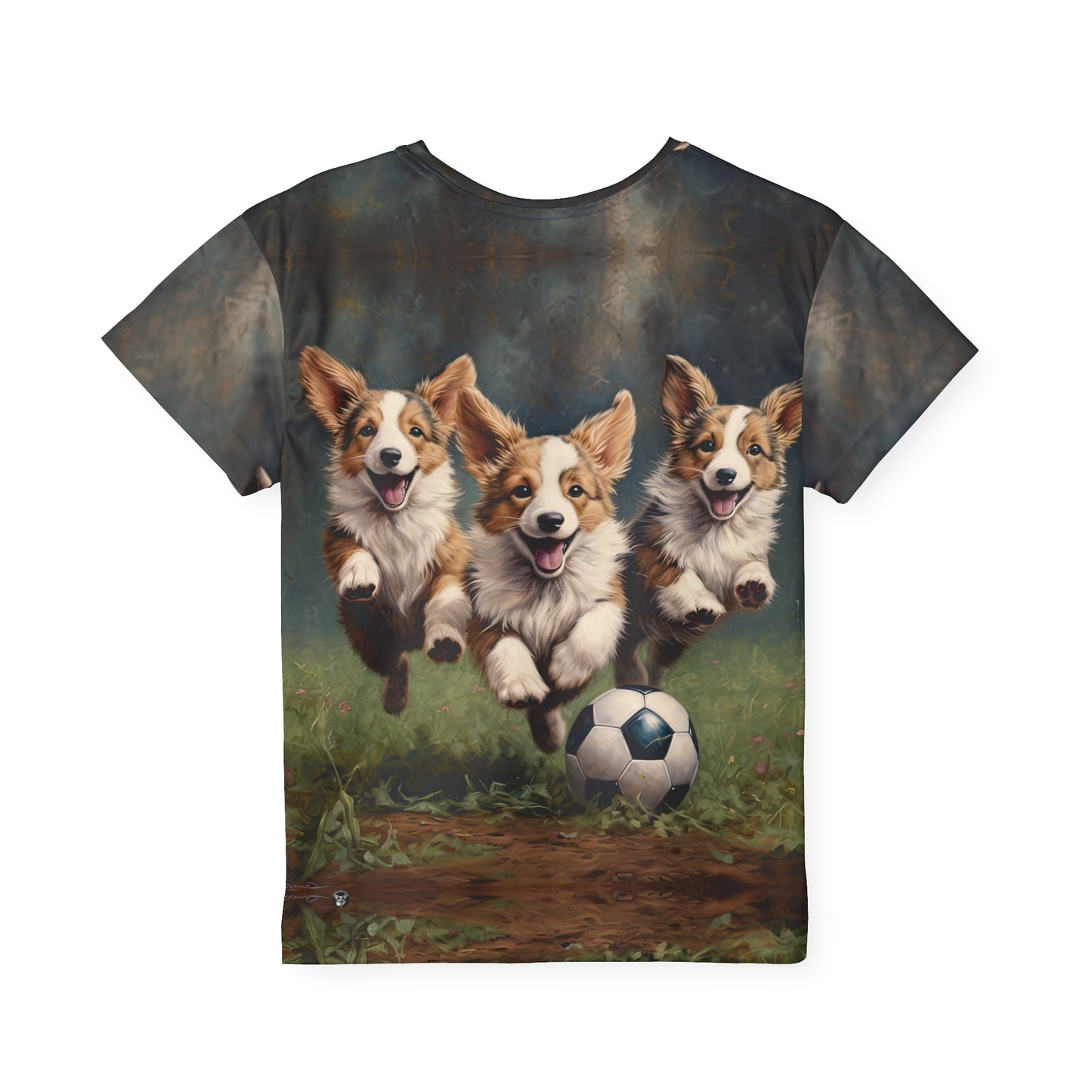 Corgi Pitch Kid's Sports Tee
