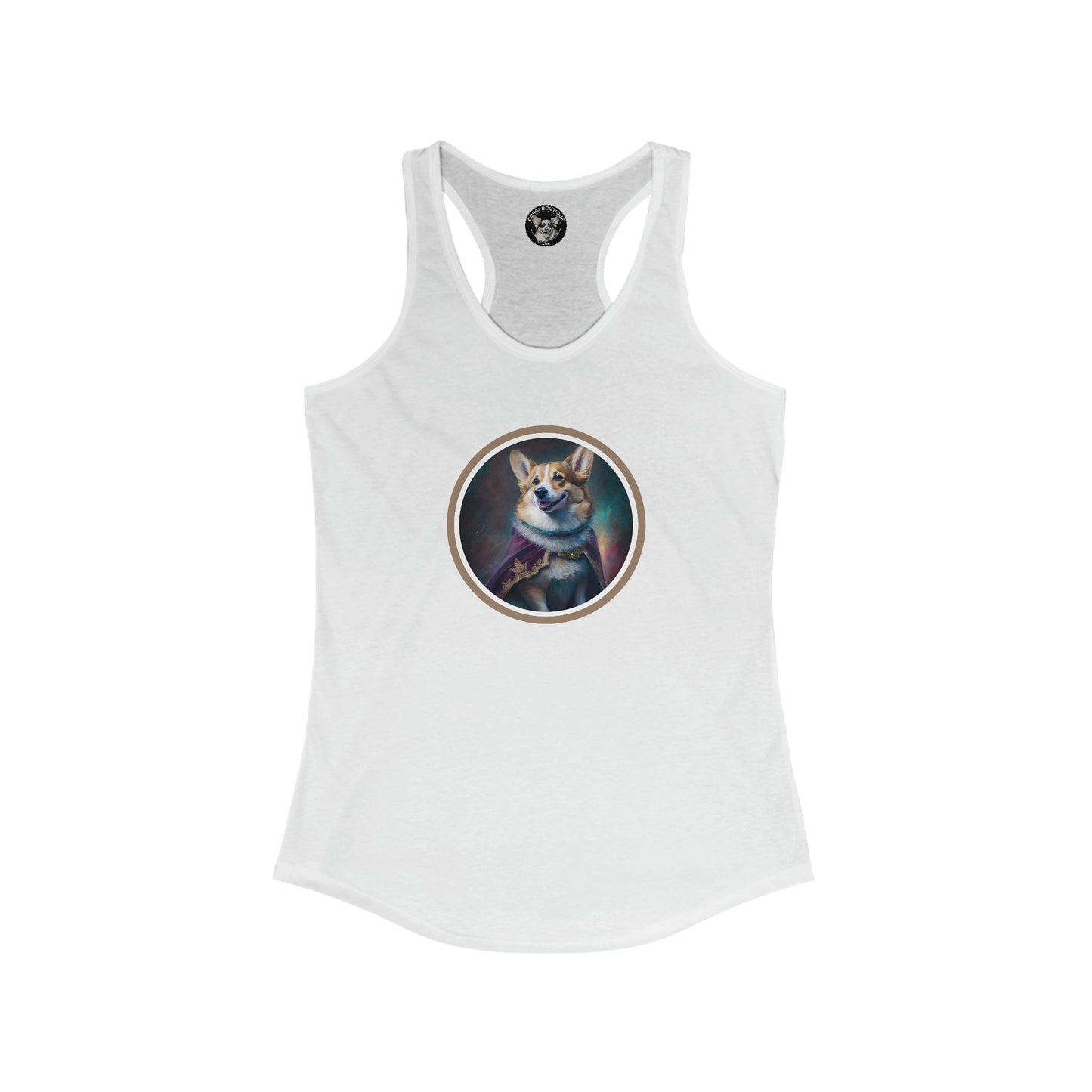 Corgi Royalty - Racerback Tank