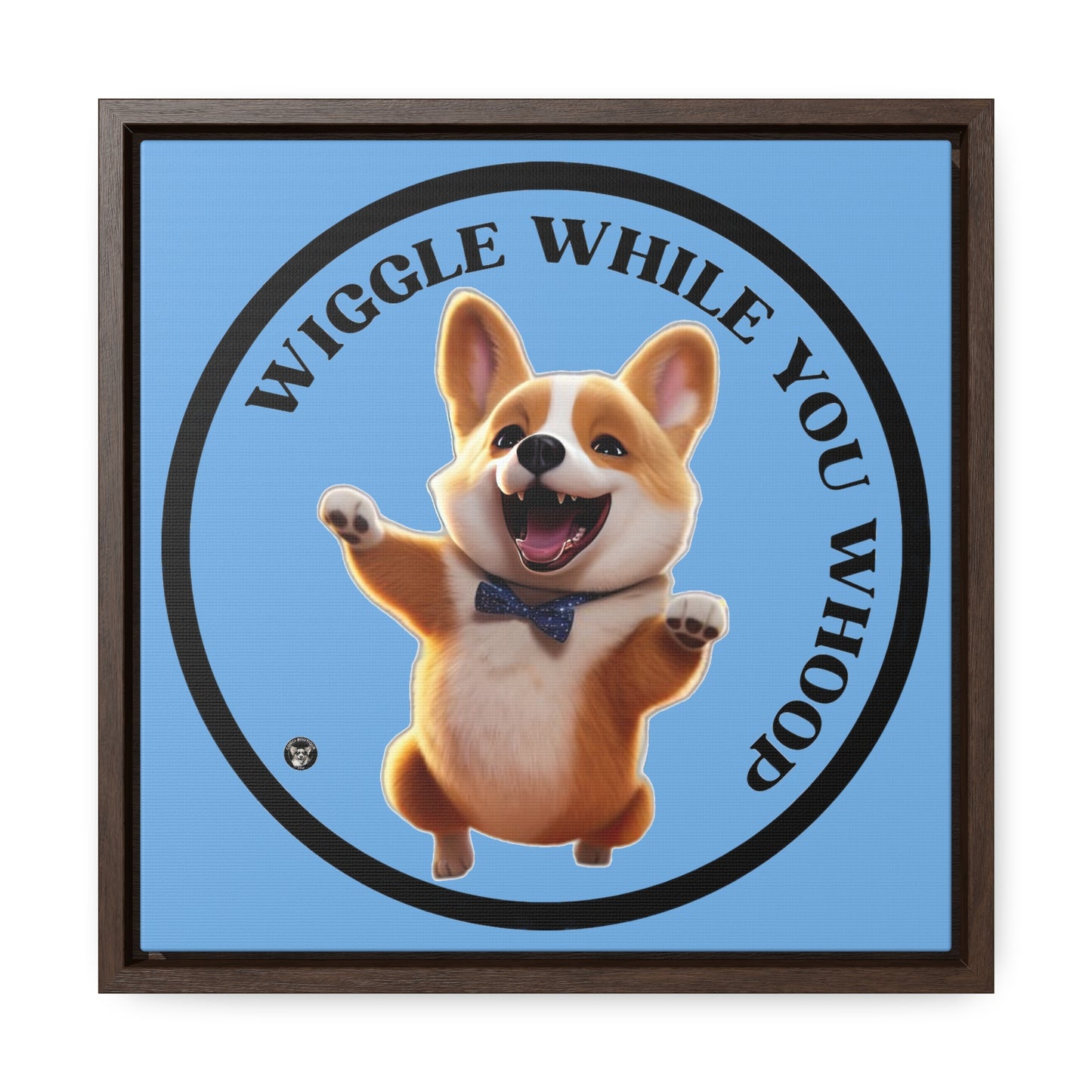 Wiggle While You Whoop - Framed on Canvas