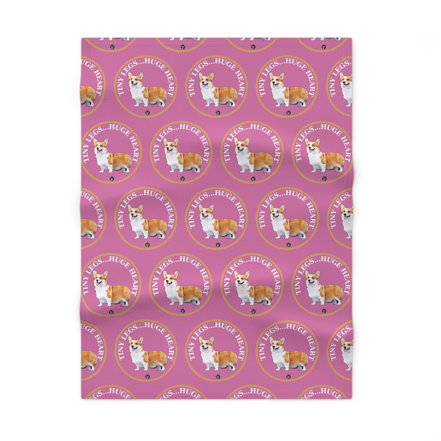 Tiny Legs...Huge Heart Mosaic - Baby Blanket
