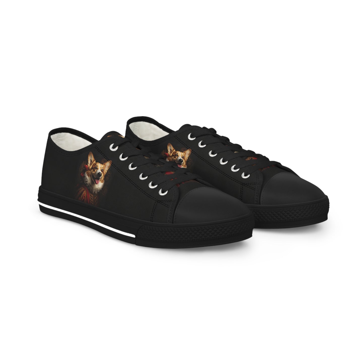 Renaissance Corgi - Men's Low Top Sneakers