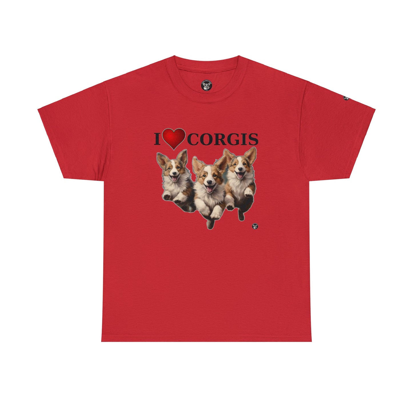 I Heart Corgis - Unisex Heavy Cotton Tee