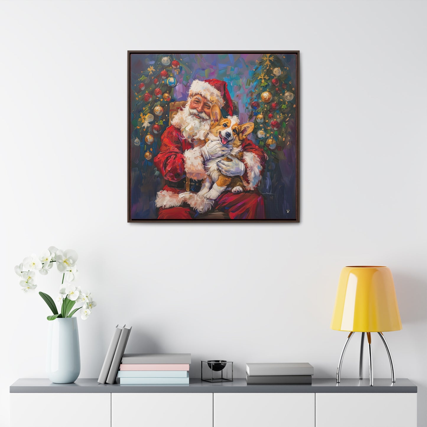 Nice List - Framed on Canvas