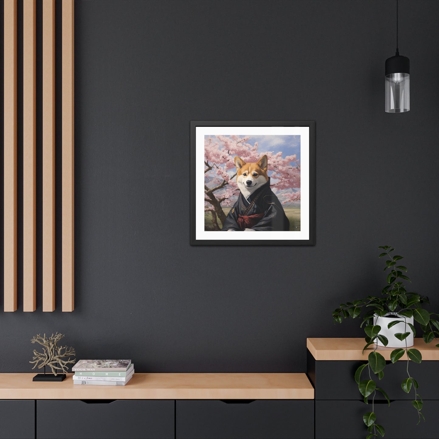 Zendog - Framed Print