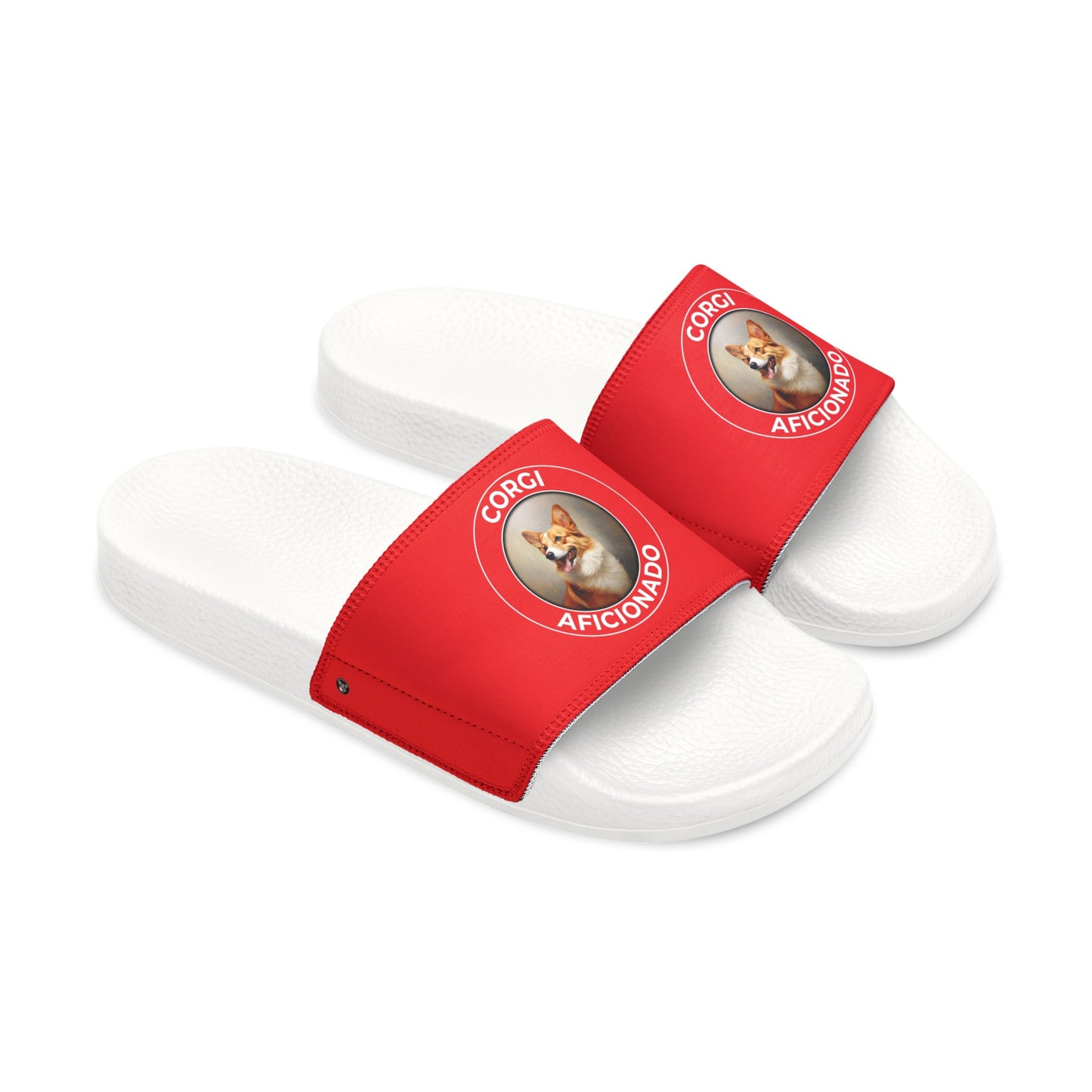 Corgi Aficionado - Men's Slide Sandals