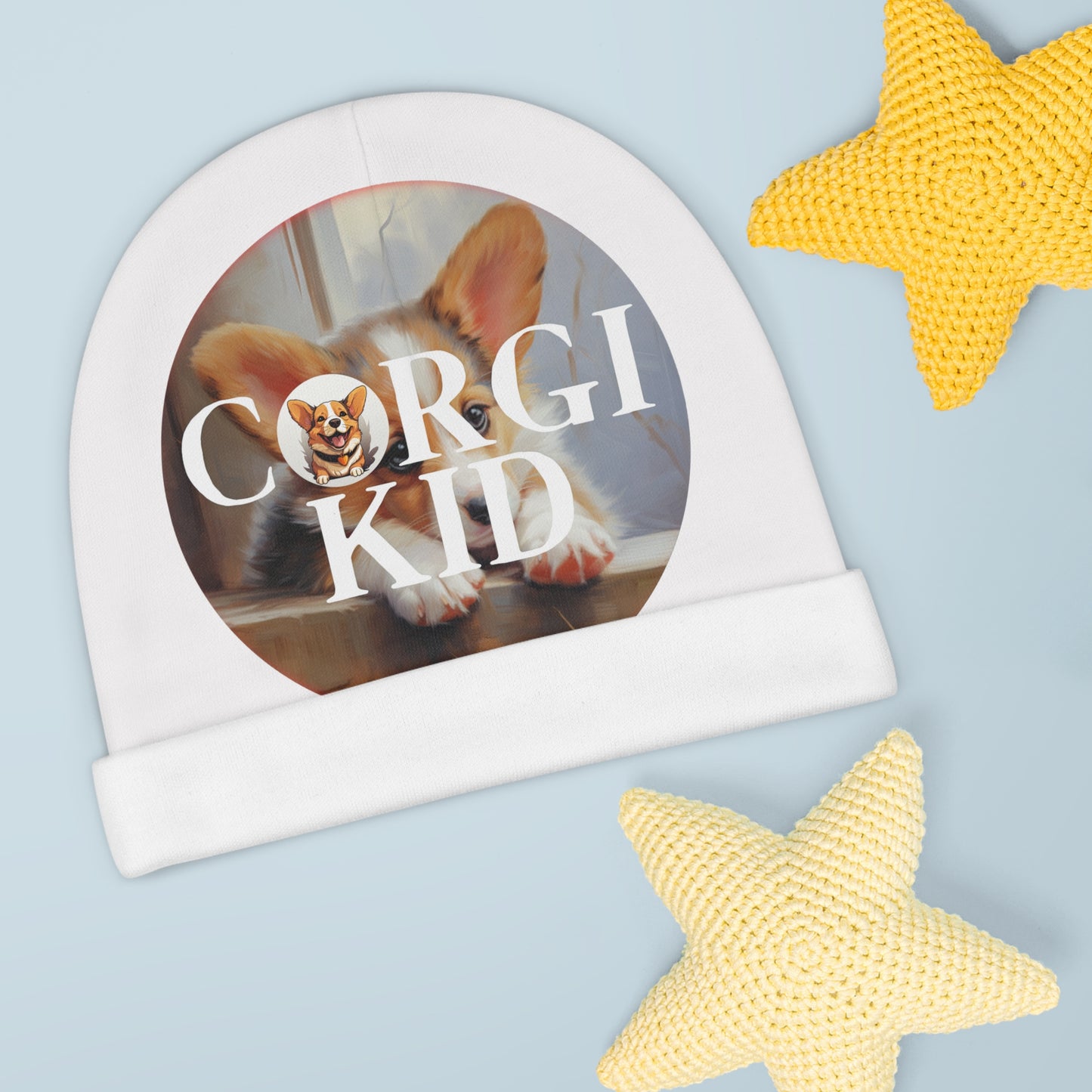 Corgi Kid Baby Beanie