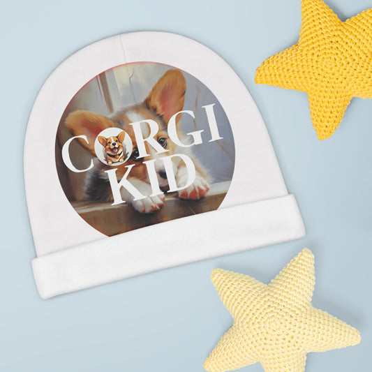 Corgi Kid Baby Beanie