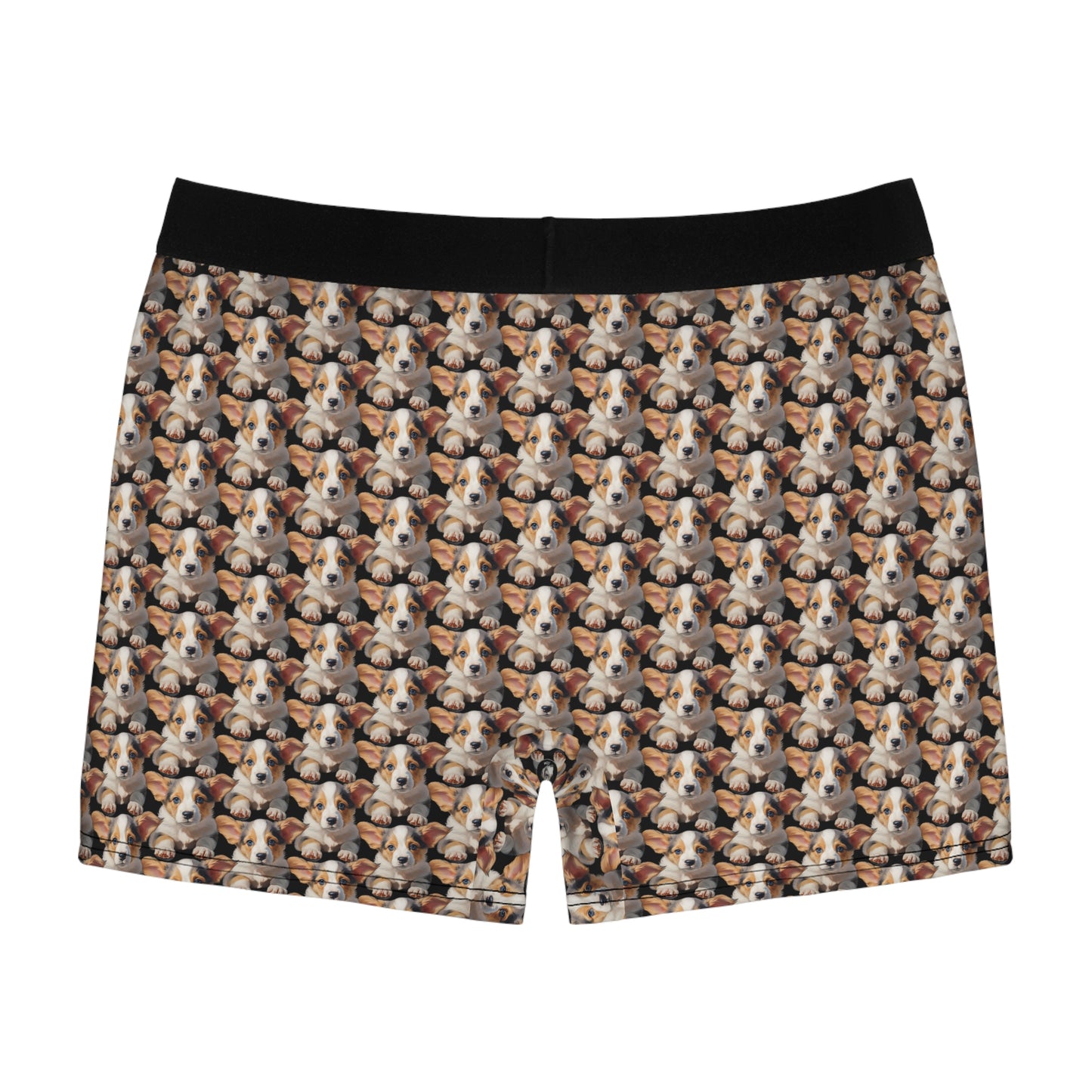 Puppy Portrait Mosaic Boxer Briefs