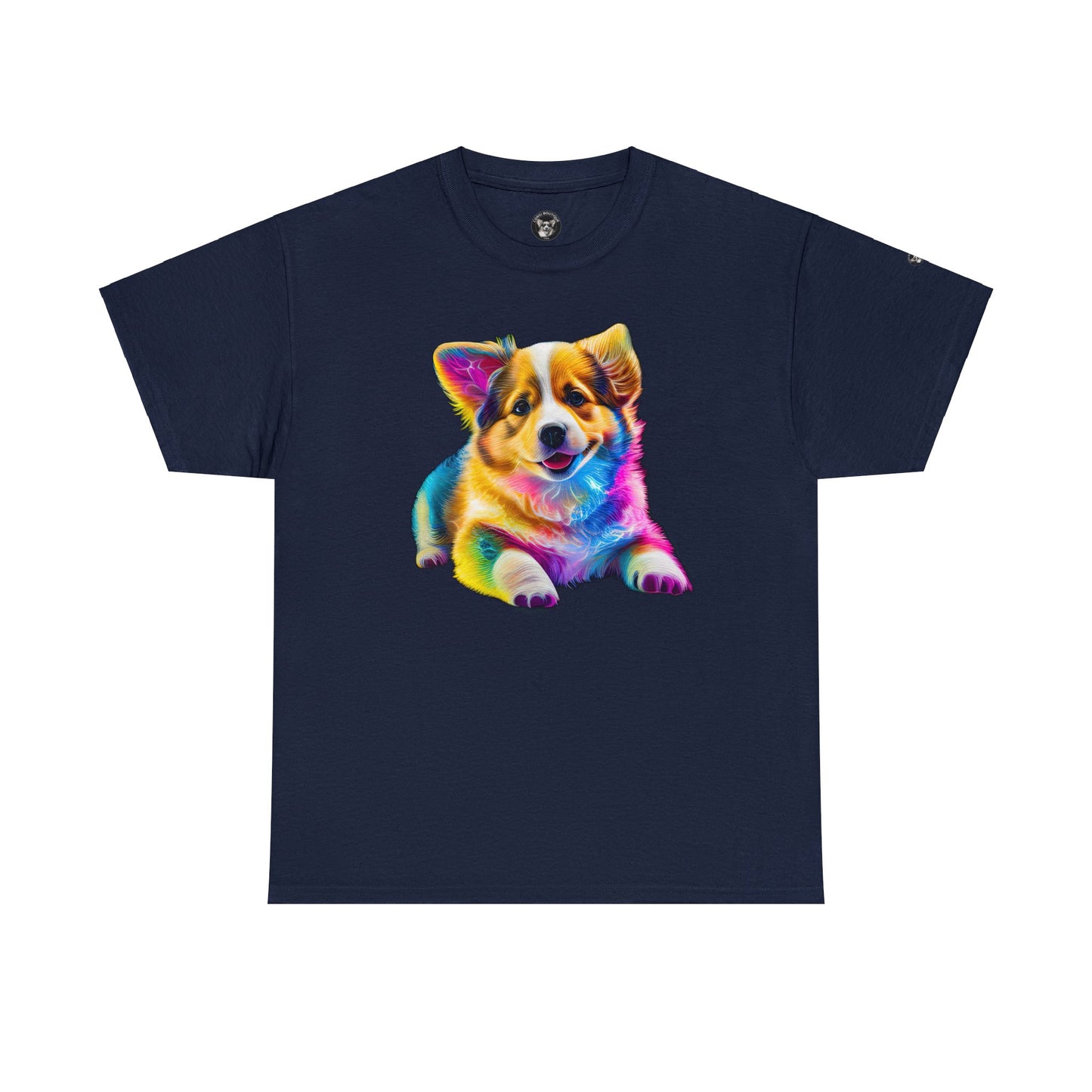 Colorful Corgi - Unisex Heavy Cotton Tee