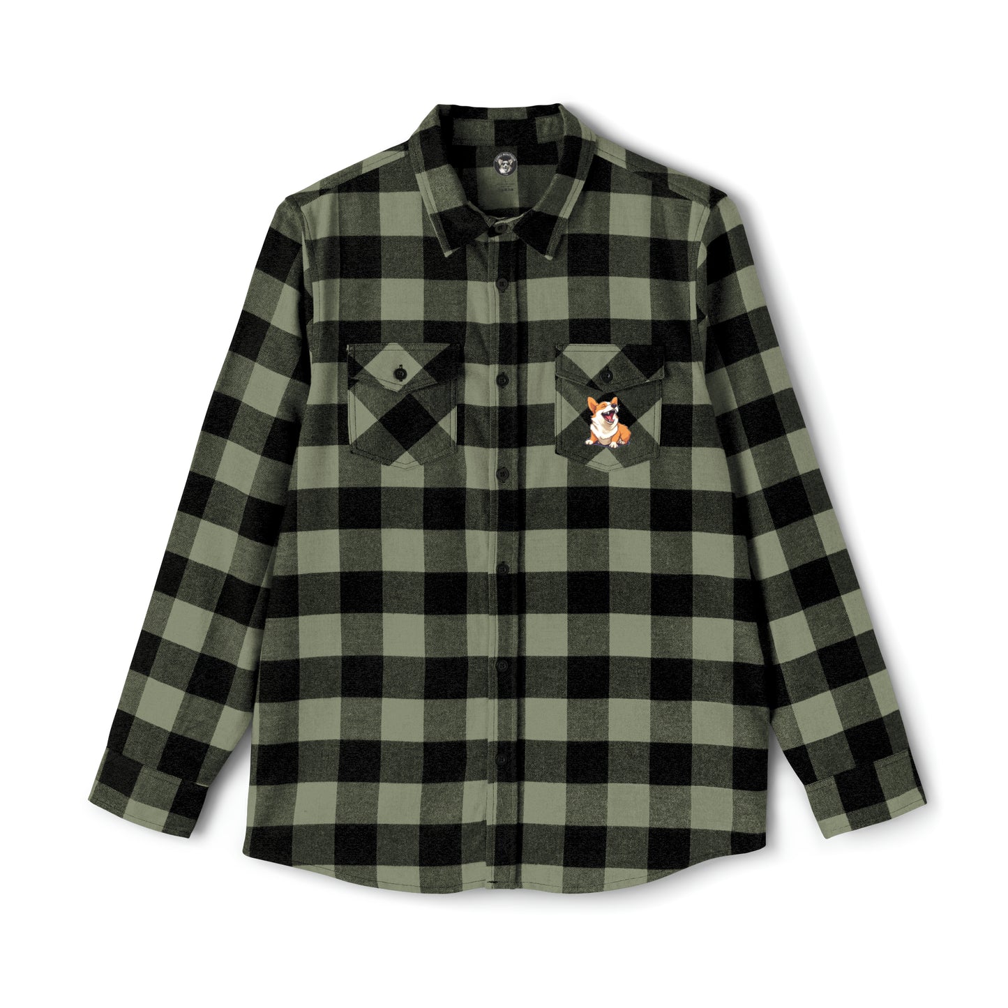 Comical Corgi - Flannel Shirt