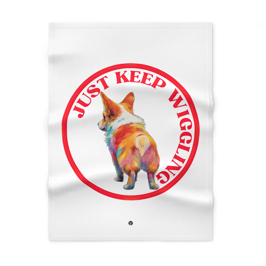 Just Keep Wiggling - Baby Blanket