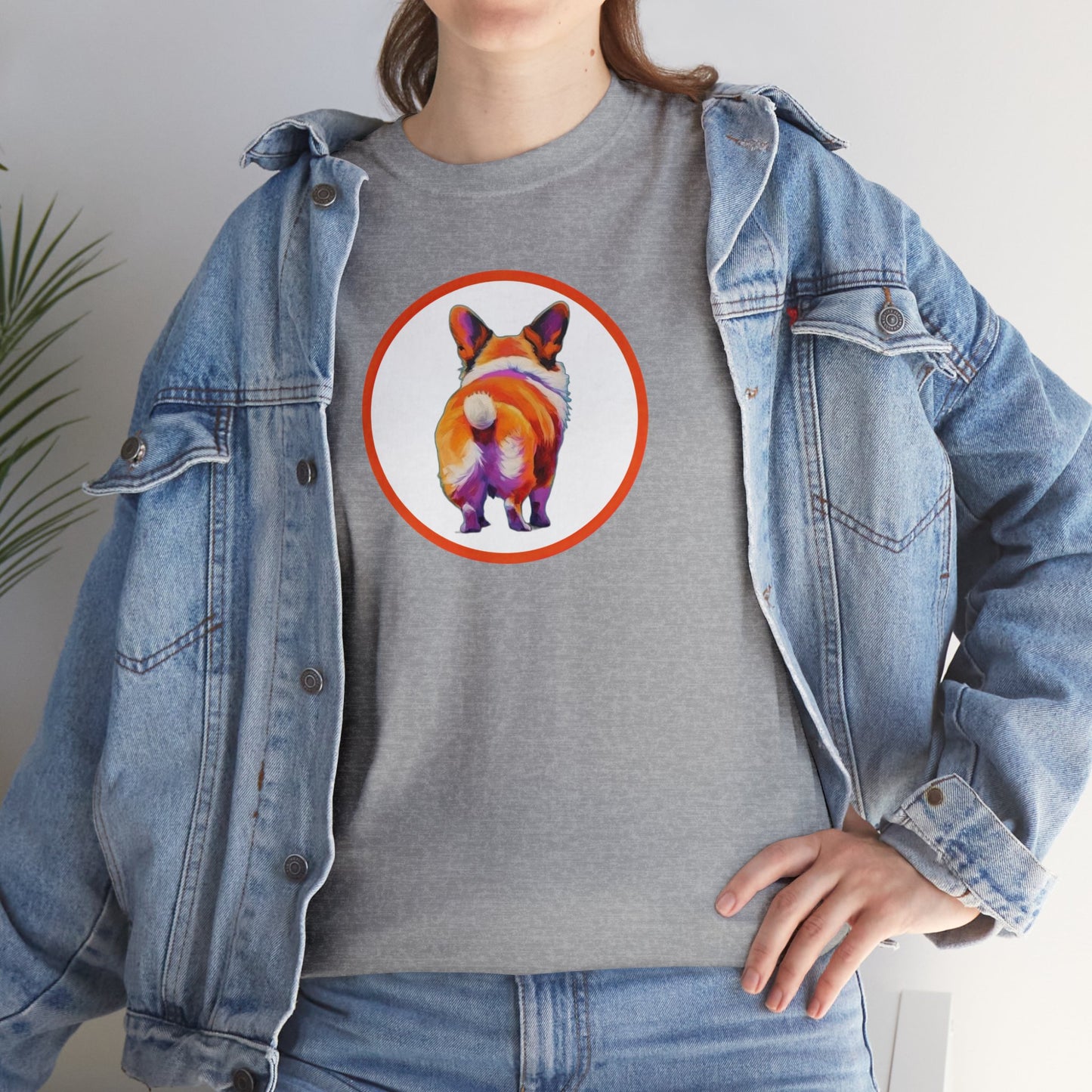 Corgi Butt - Unisex Heavy Cotton Tee