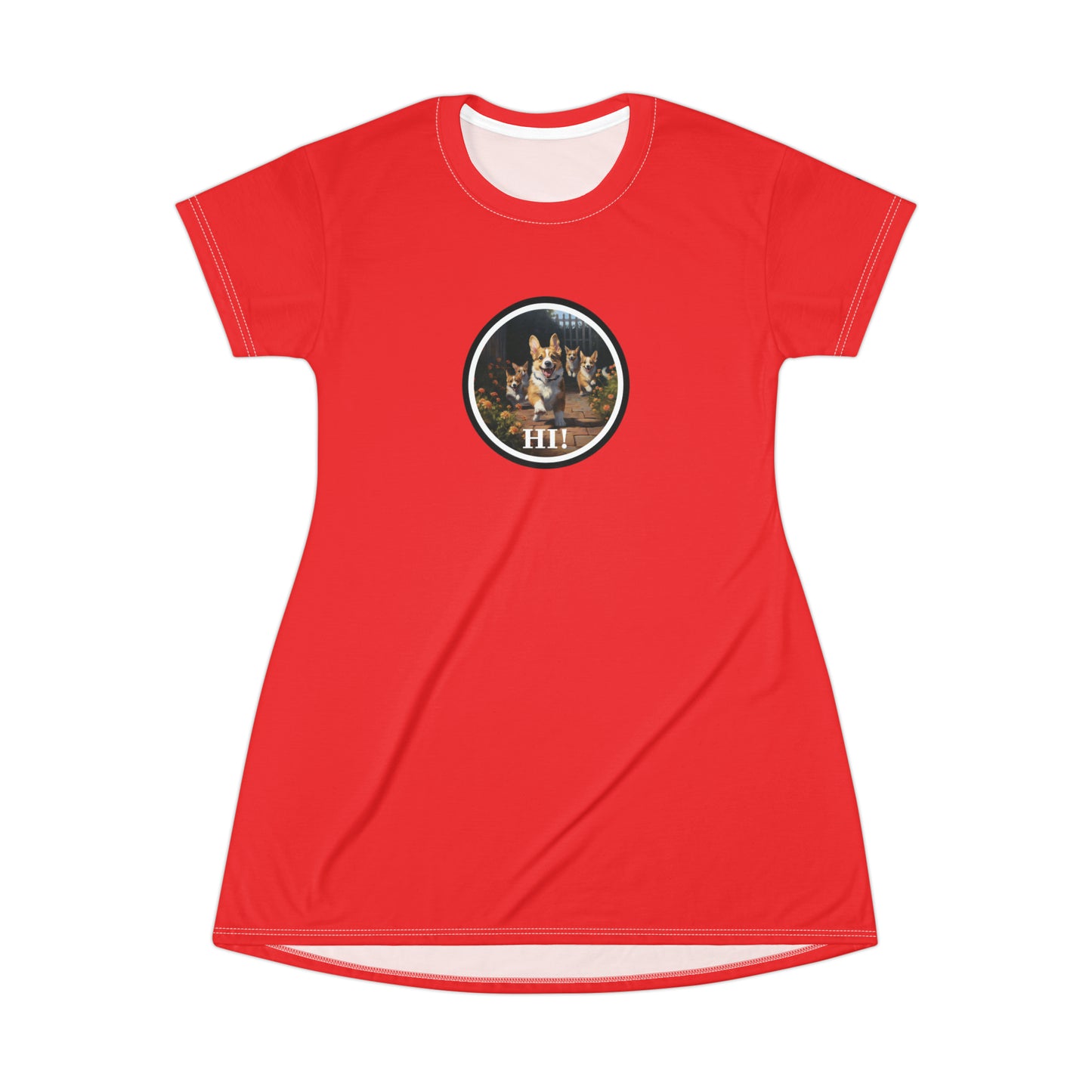 Hi! - T-Shirt Dress