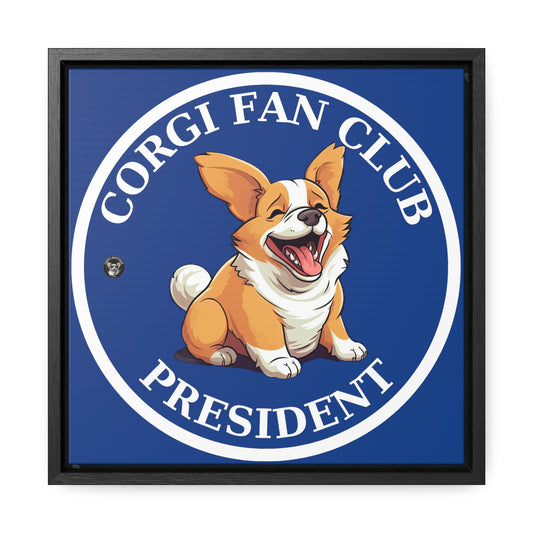 Fan Club President - Framed on Canvas