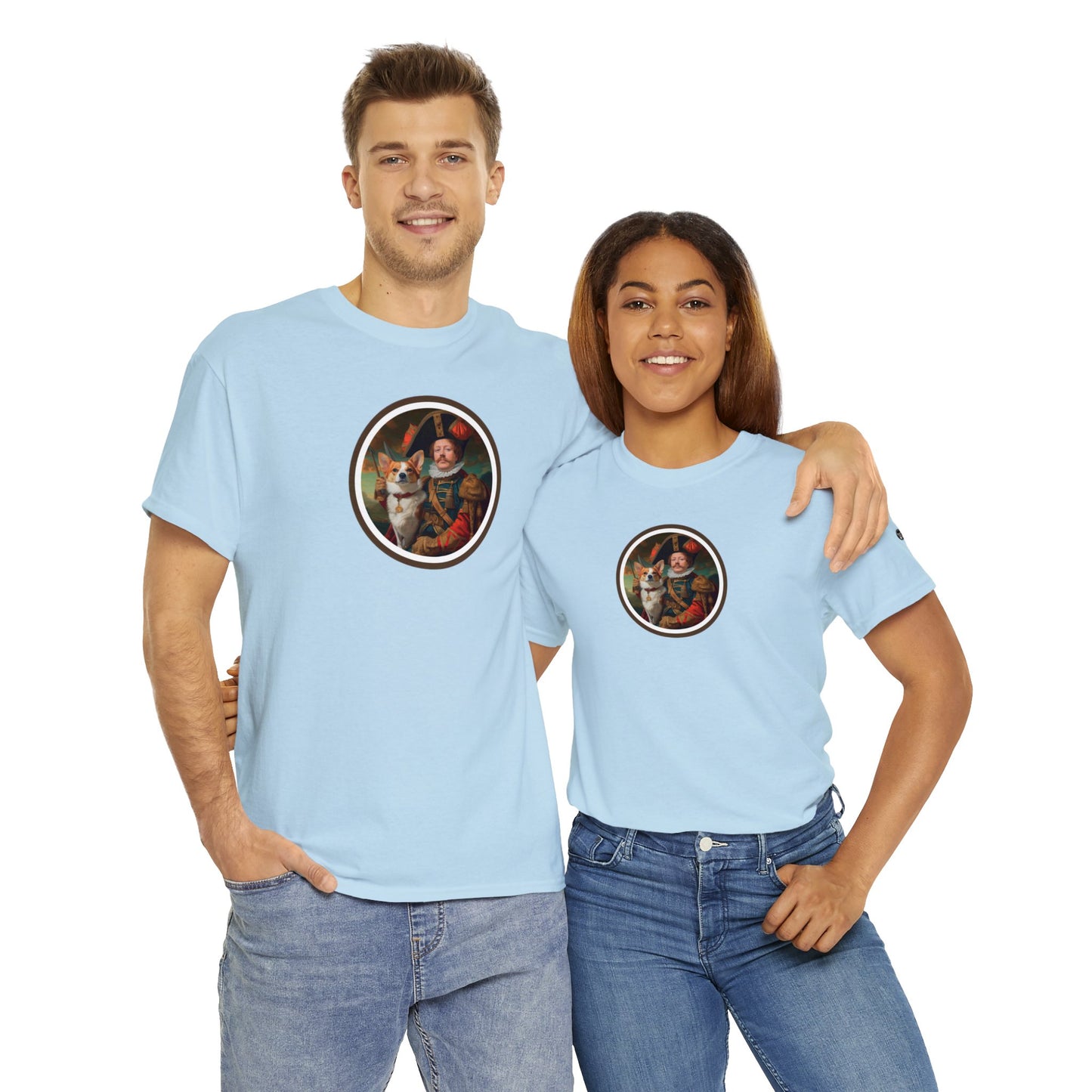 First Royal Corgi - Unisex Heavy Cotton Tee