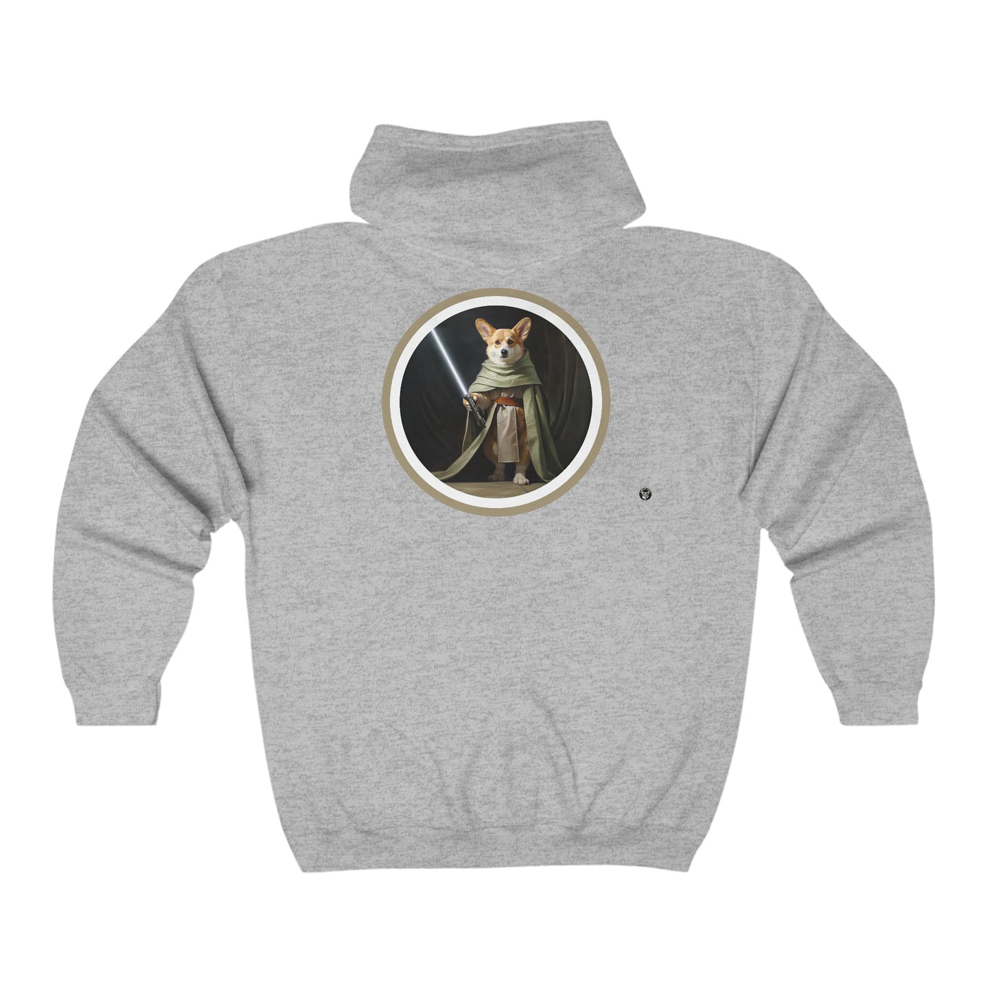 Jedi Corgi - Zip Hoodie