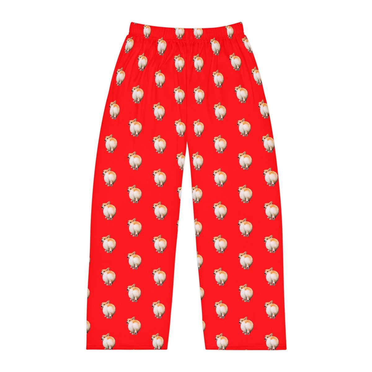 Baby Got Back - Corgi Butt Strut Men's Red Lounge Pants