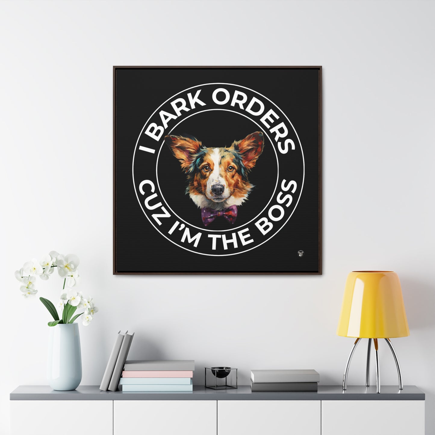 The Boss - Framed on Canvas