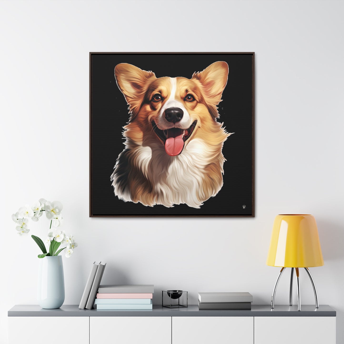 The Celebrity - Framed on Canvas